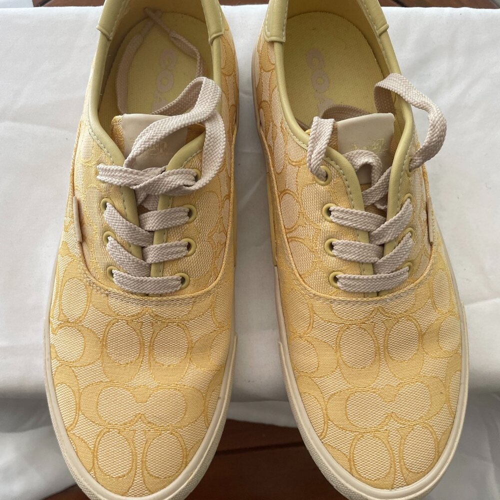 Coach Yellow Sneakers - Picture 2 of 5